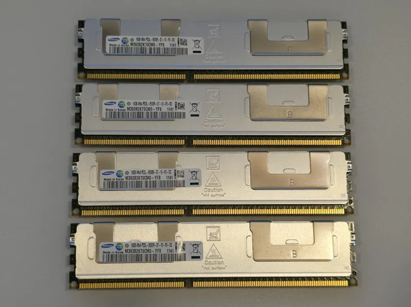 Модуль памяти Samsung 16GB Single DDR3 1066 Server RAM M393B2K70CM0-YF8 Quad Ran