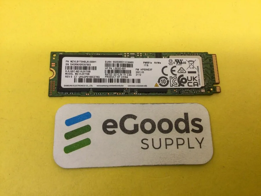 SSD-накопитель Samsung PM981a m.2 1TB NVME 2280 PCIe SSD OPAL MZ-VLB1T0B