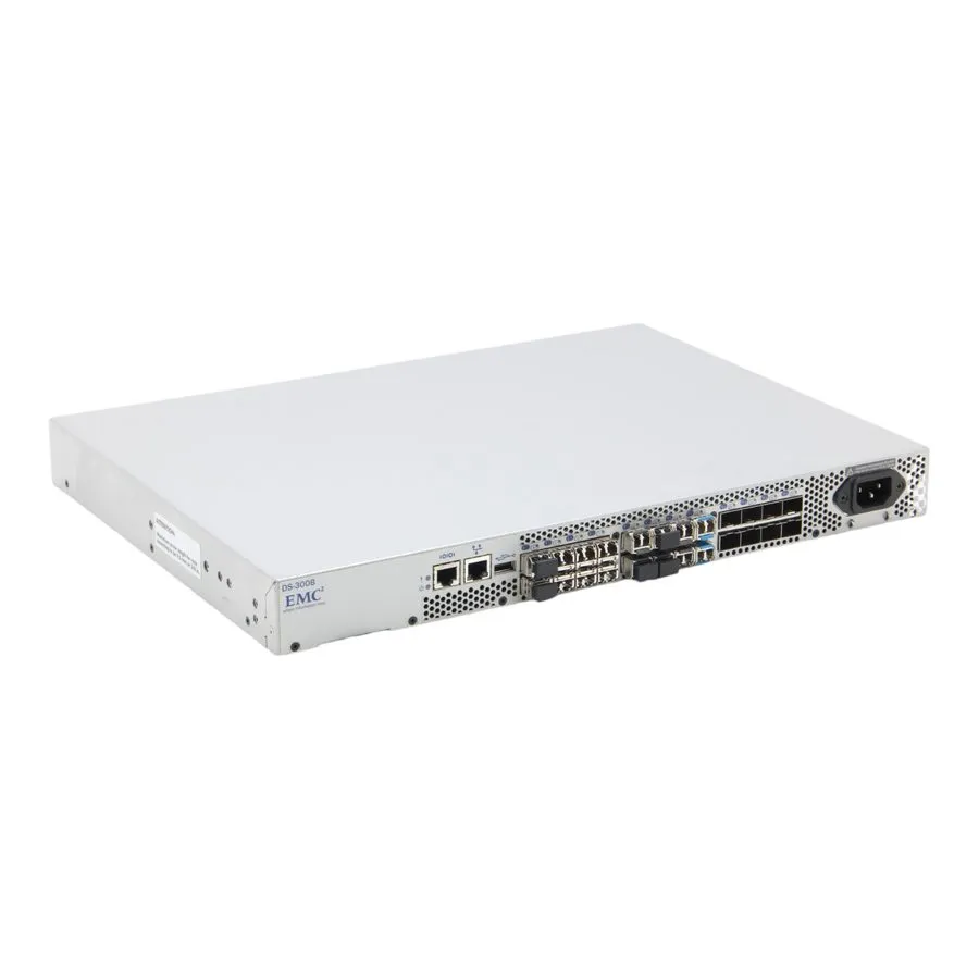 Коммутатор Brocade EMC DS-300B 8Gb Fibre Channel Switch 100-652-065, 24 Ports, S
