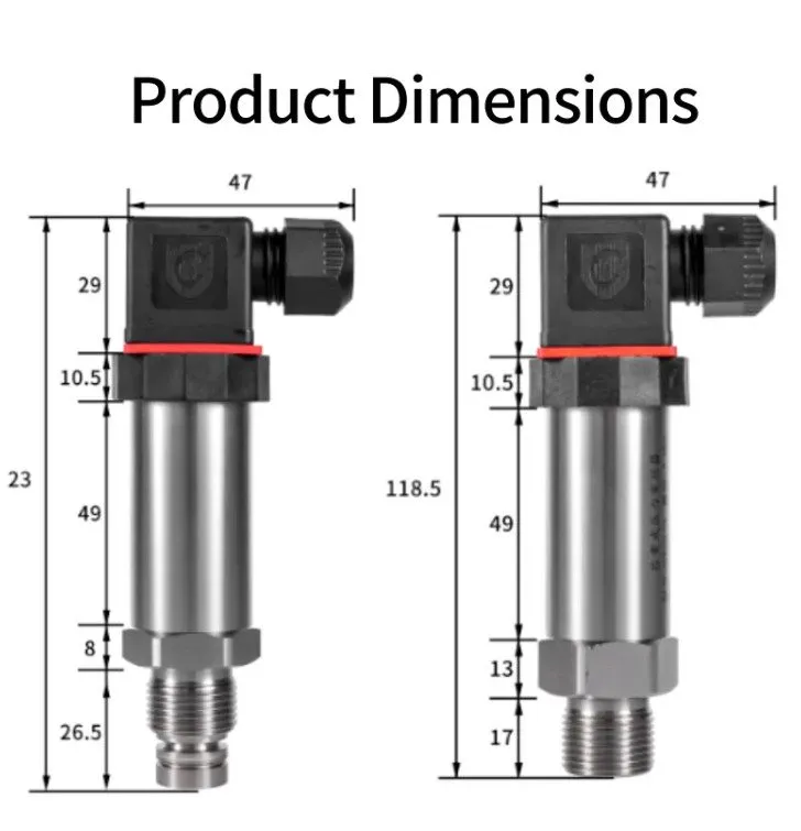 Датчик давления Pressure Transmitter Strain-Type 0-300Mpa 4-20mA 0-10V RS485 Gau