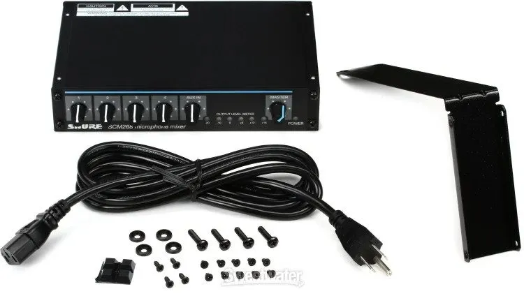 Микшерный пульт Shure SCM268 4 Channel Microphone Mixer Black — фото лота 1