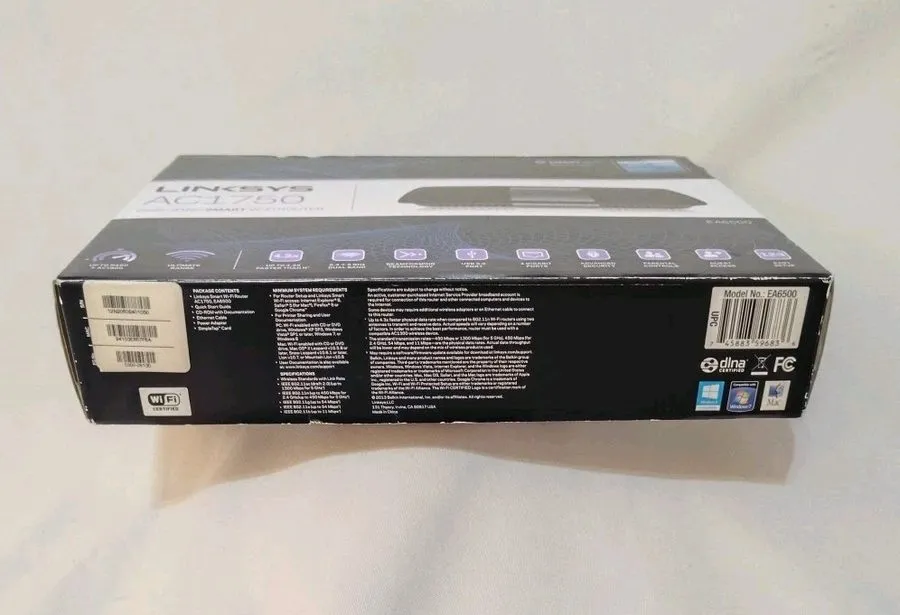 Маршрутизатор Linksys Smart Wi-Fi Router AC 1750 EA6500