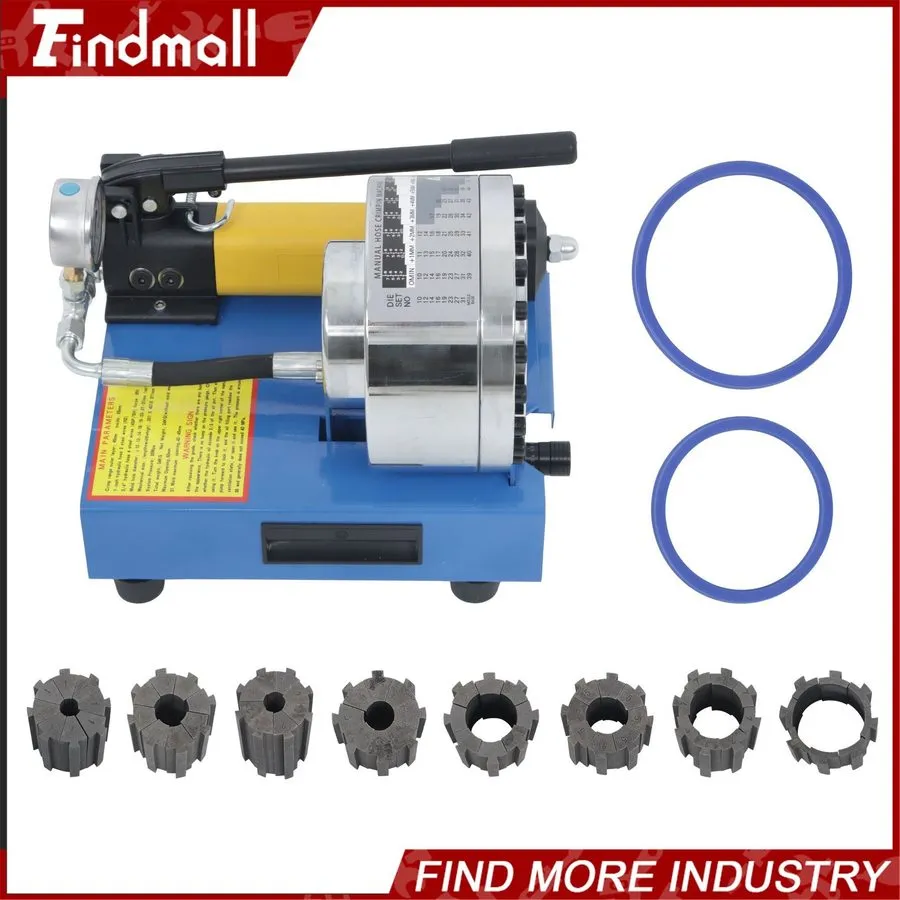 Трубопроводная арматура Portable Hydraulic Hose Crimper Pipe Crimping Machine 56 — фото лота 1