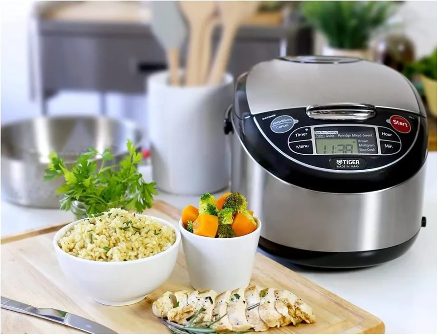 Рисоварка TIGER JAX-T10U-K 5.5-Cup (Uncooked) Micom Rice Cooker and Warmer with  — фото лота 2