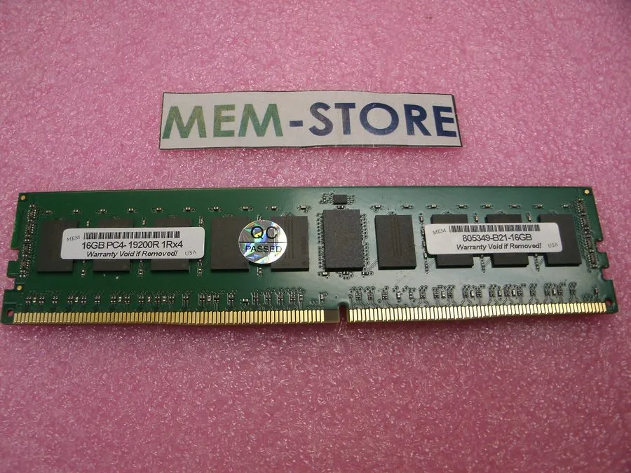 Модуль памяти 805349-B21 809082-091 16GB DDR4 PC4-2400MHz RDIMM HP DL180 DL360 D