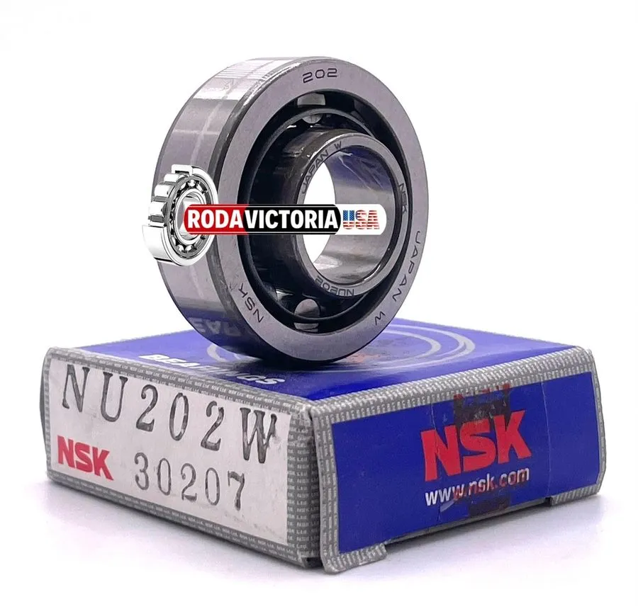 Подшипник NSK NU202W Single Row Cylindrical Roller Bearing