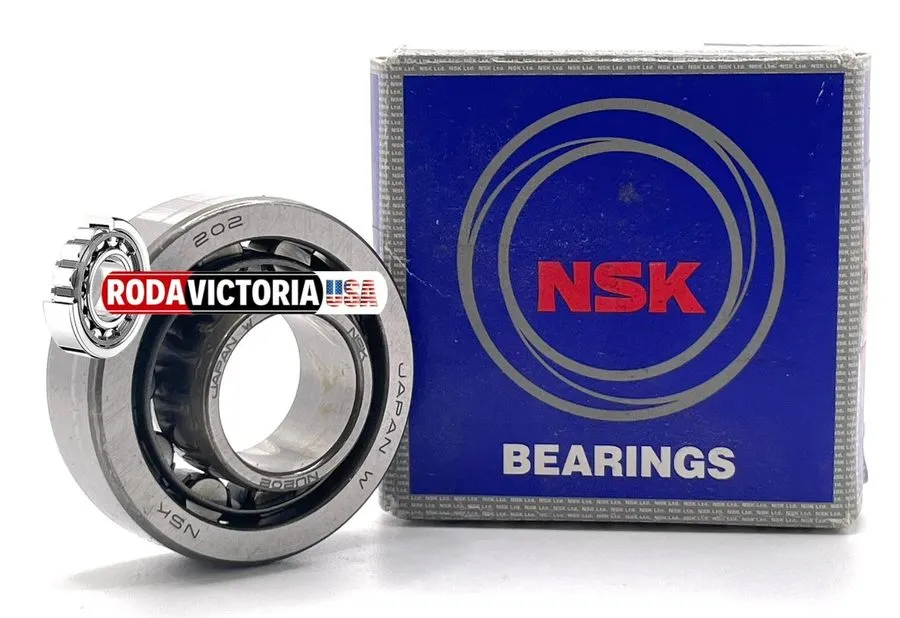 Подшипник NSK NU202W Single Row Cylindrical Roller Bearing — фото лота 2