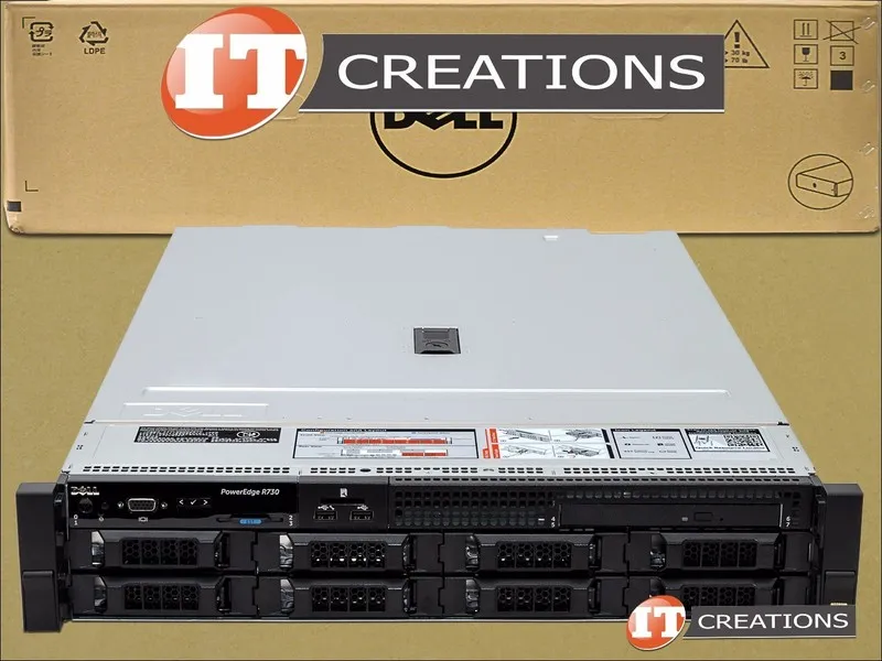 Сервер DELL POWEREDGE R730 LFF 8 BAY E5-2620V3 2.4GHZ 16GB 2133MHZ NO HDD H330