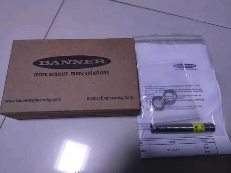 Фотоэлектрический датчик BANNER Photoelectric Sensor, M12PFF25Q8, M12 4-Pin, 10-