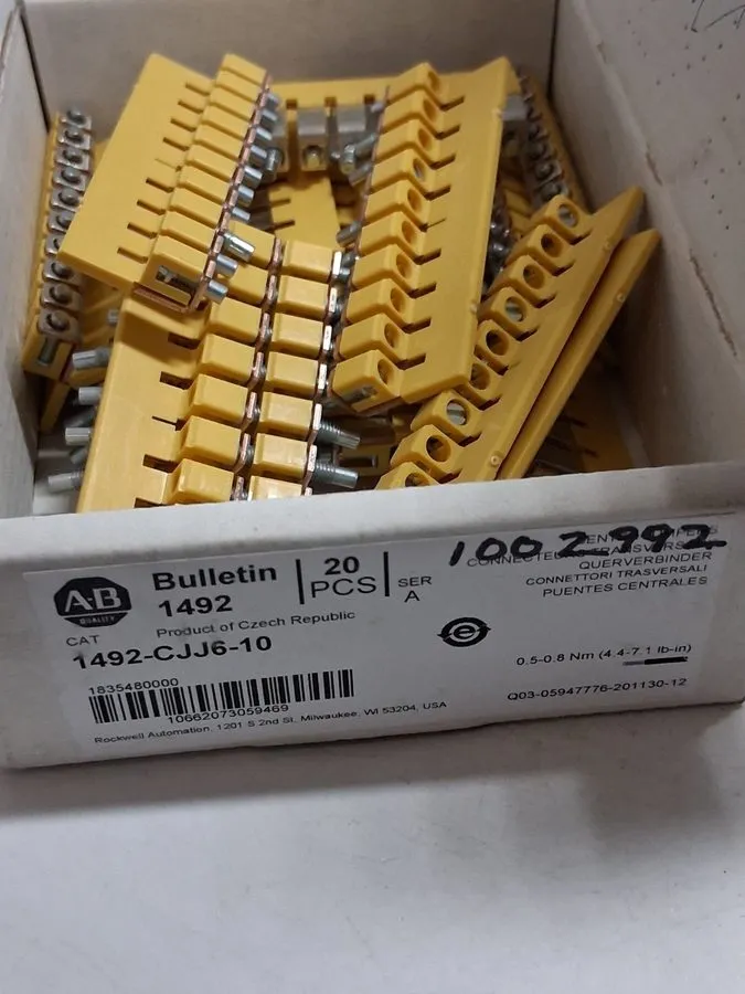 Клеммник ALLEN BRADLEY 1492-CJJ6-10 CENTER JUMPERS BOX OF SERIES A