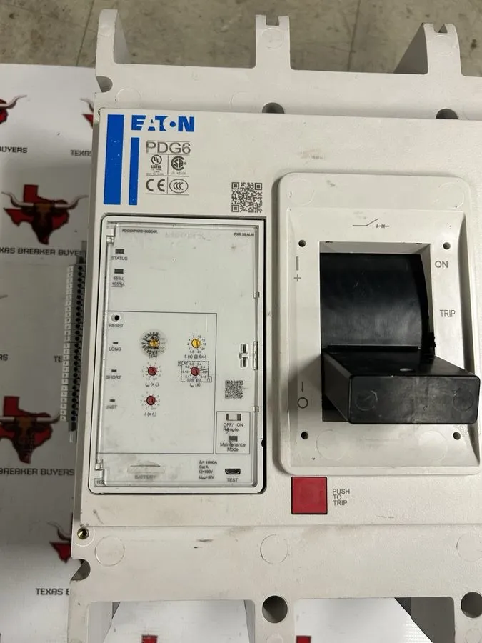 Автоматический выключатель Eaton PDG62M1600E4RN 1600A 2 Pole 65K @ 480V Molded C — фото лота 2