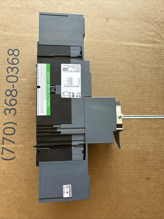 Автоматический выключатель Siemens 3VA6340-6HL31-0AA0 400A 3 Pole Molded Case Ci — фото лота 1