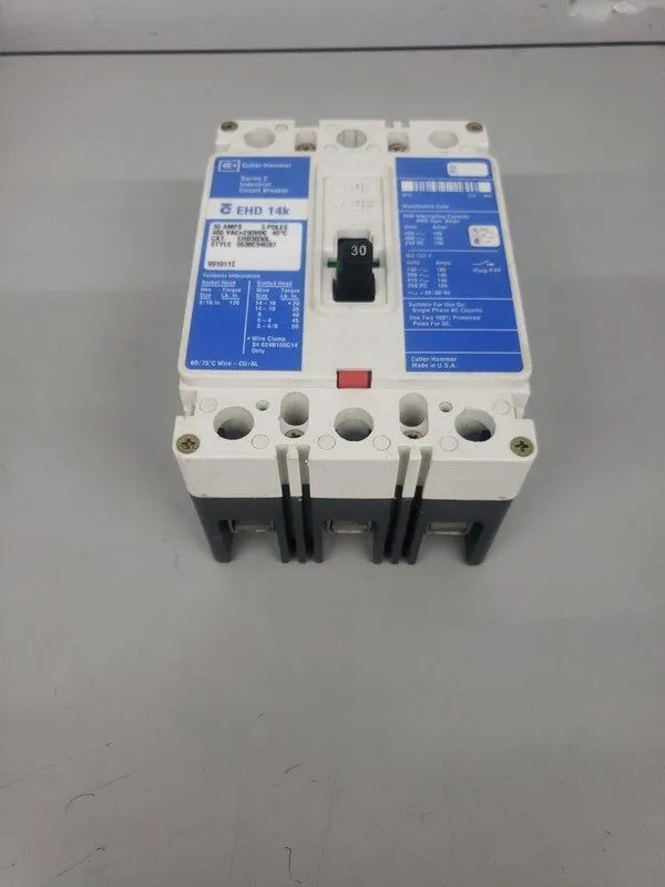 Автоматический выключатель 1 Eaton EHD3030L 30A Circuit Breaker EHD 14K 3P 480V