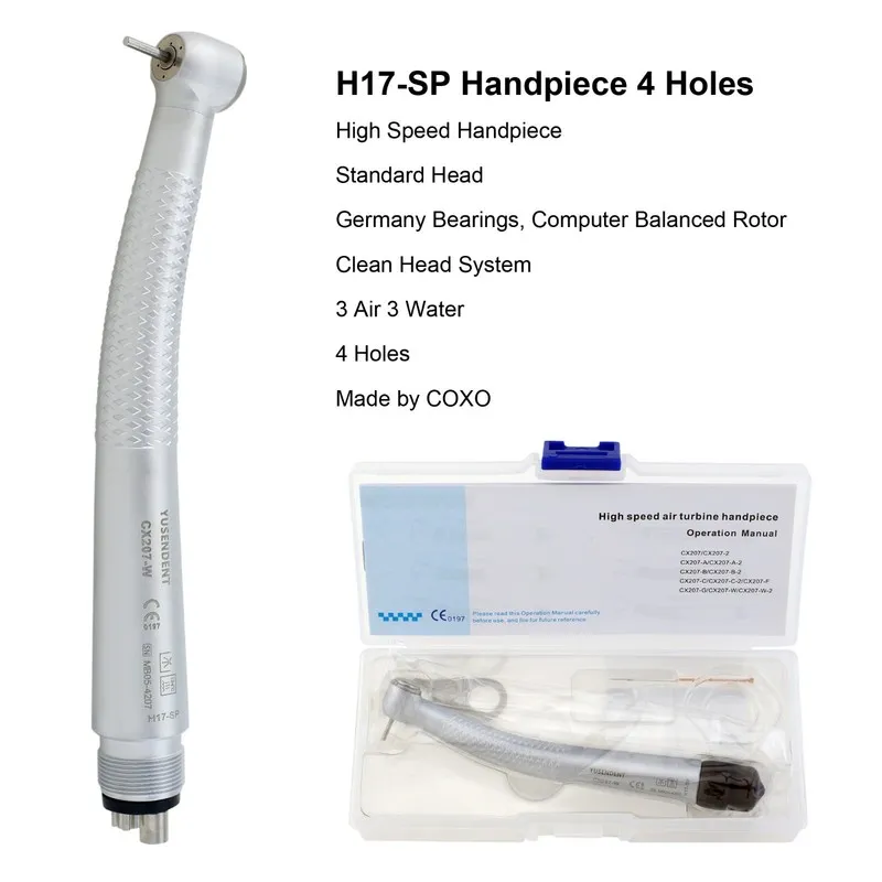 Стоматологический наконечник COXO Dental Handpiece High Speed 4 Hole Midwest CX2