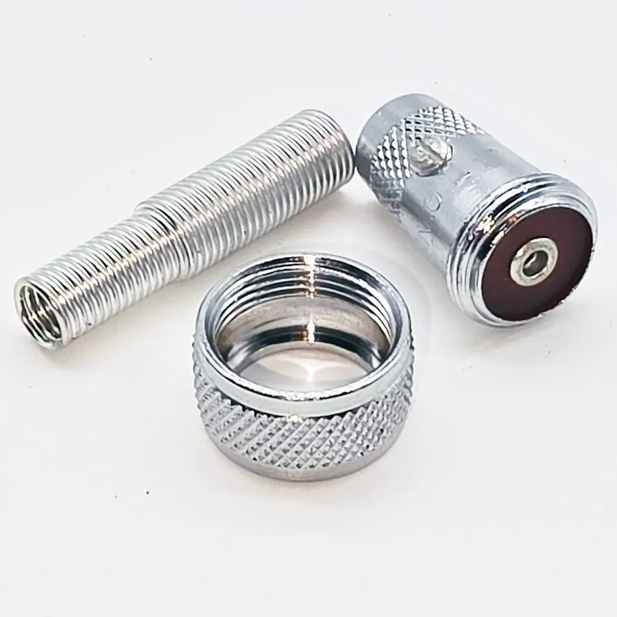 Разъём Amphenol 75-MC1F One-Contact 5/8" Microphone Connector, Style 1, USA Made — фото лота 1