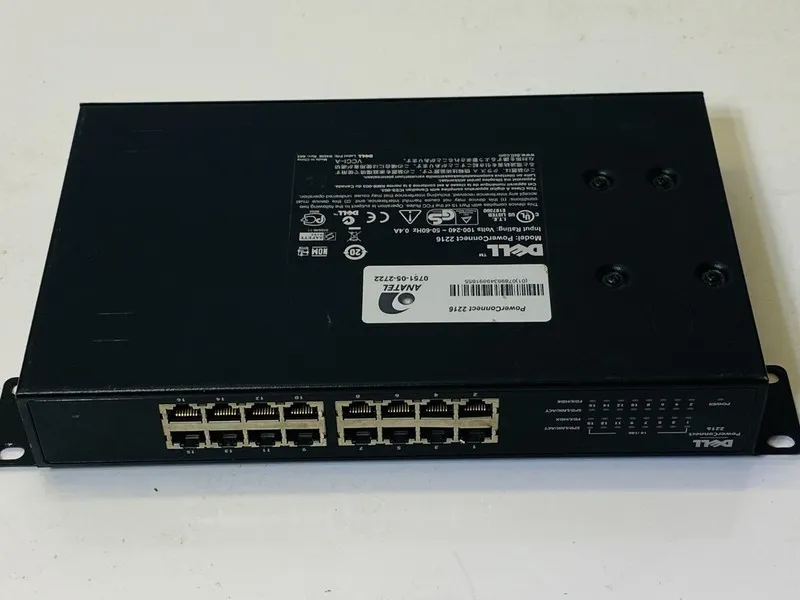 Коммутатор Dell PowerConnect 2216 16-Port Fast Ethernet Switch Rack-Mountable