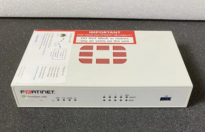 Межсетевой экран Fortinet FortiGate FG-30E, Network Security Firewall, No Charge
