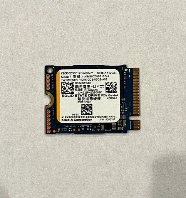 SSD-накопитель KIOXIA KBG30ZMS512G 512GB mSATA SSD SATA III 6Gb/s Windows 11 — фото лота 1