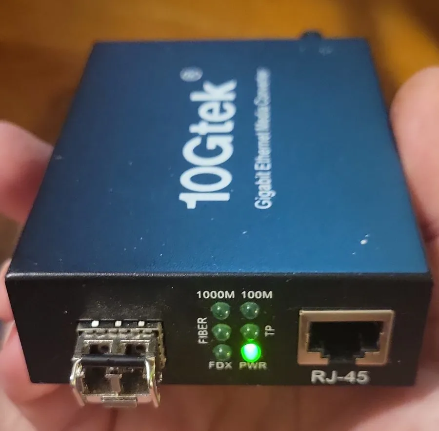 Медиаконвертер 10Gtek G0101-SFP Gigabit Ethernet Media Converter A7S2-33-1GX1GT-