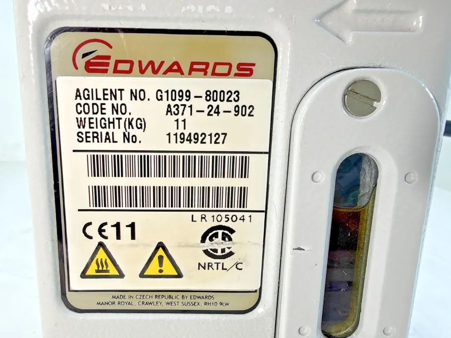 Насос Edwards 1.5 Agilent G1099-80023 Rotary Vane Vacuum Pump A371-24-902