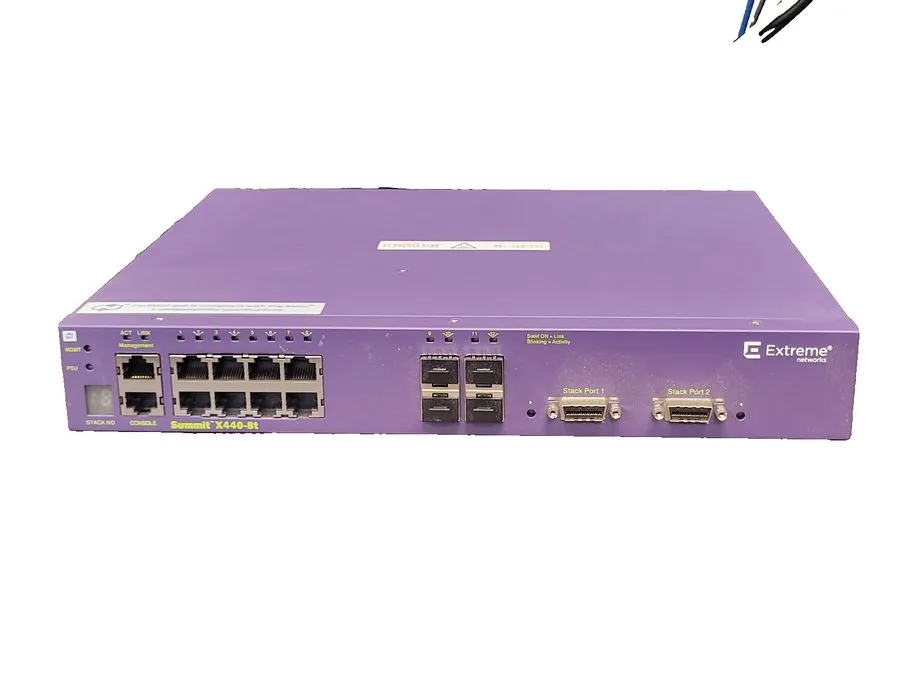 Коммутатор Extreme Networks Management Switch 16501 Summit X440-8t, 8 Port, 4 SF