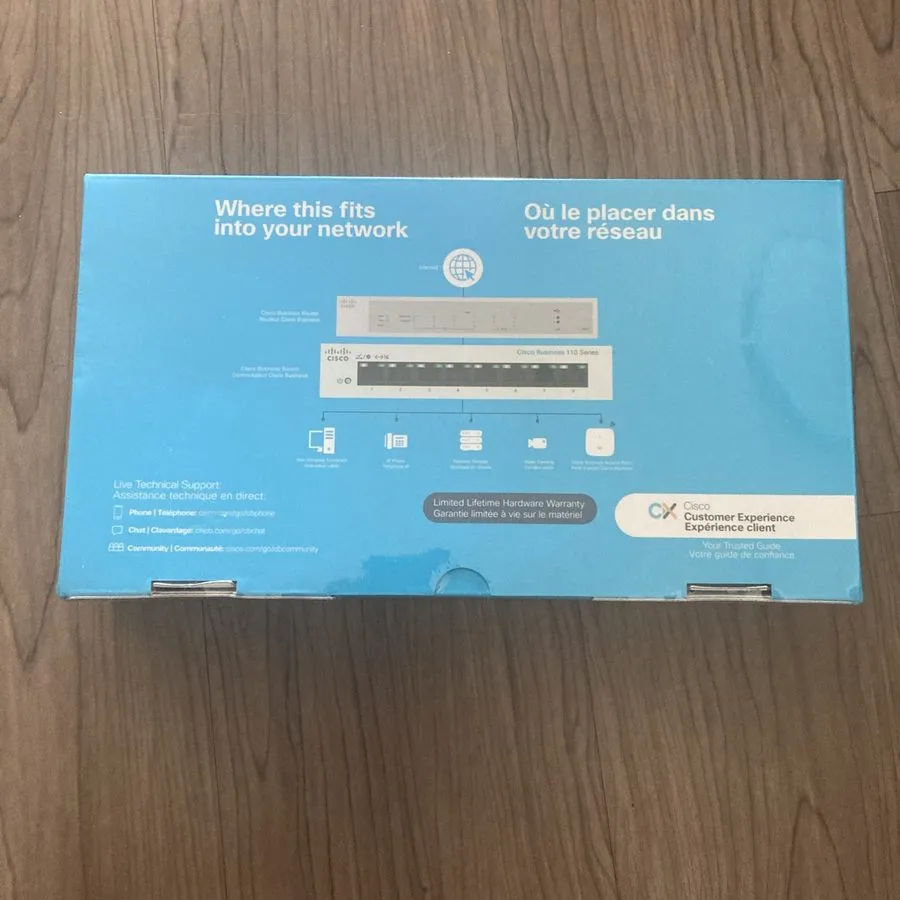 Коммутатор Cisco Business CBS110-8T-D Unmanaged Switch, 8 Port GE, Desktop — фото лота 2