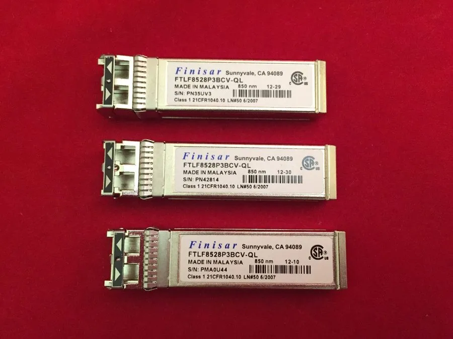 Трансивер FTLF8528P3BCV-QL Finisar 8.5Gbps 850nm SFP+ Transceiver Grade A
