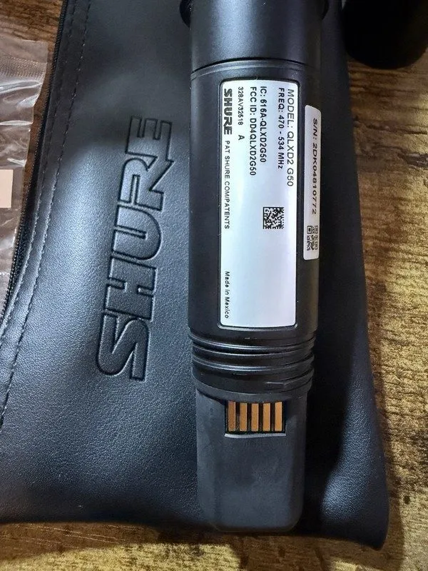 Радиосистема SHURE QLXD2/SM58 Handheld Wireless Microphone Transmitter G50: 470-