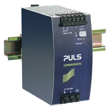 Блок питания PULS Dimension Series Model QS10.121 DIN Rail Power Supply 12VDC 15