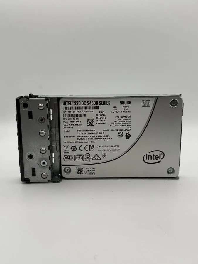 SSD-накопитель Intel DC S4500 Series 960GB SSD 2.5 inch SATA3 Solid State Drive  — фото лота 1