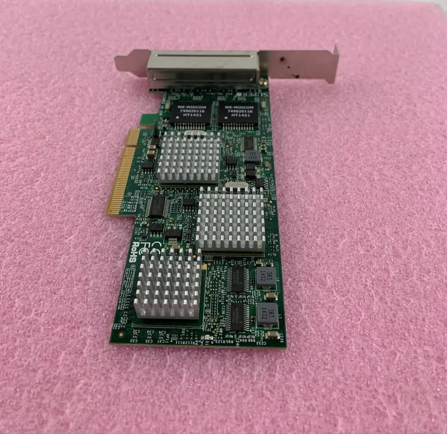 Кабель Supermicro AOC-SG-I4 4-Port Gigabit Ethernet PCIe Low-Profile Adapter Car