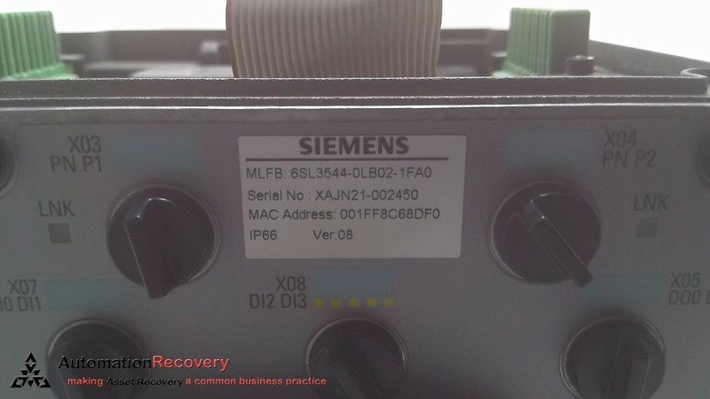 Фото лота 6SL3544-0LB02-1FA0 от продавца №69013