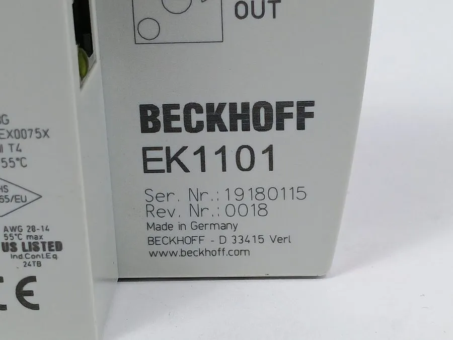 Шлюз полевой шины Beckhoff EK1101 EtherCAT Coupler