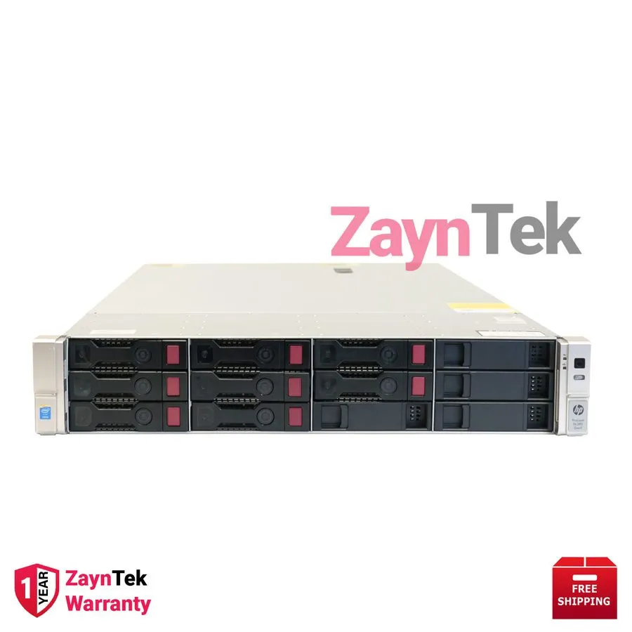 Сервер HPE PROLIANT DL380 G9 12LFF RACKSERVER 64GBDDR4 1xE52630v3 NEWHPE 24TB HD