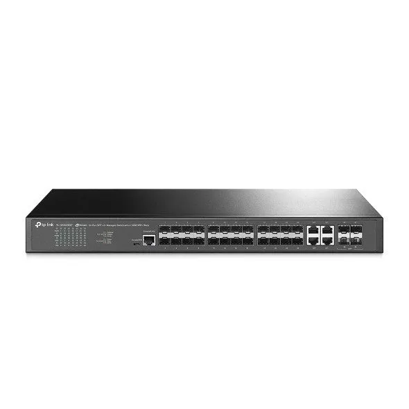 Коммутатор TP-Link TL-SG3428XF 24-Port SFP L2+ Managed Switch with 4 10GE SFP+ S — фото лота 1