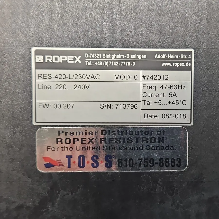 Датчик температуры ROPEX RES-420-L/230VAC Temperature Controller 220-240 V AC — фото лота 1