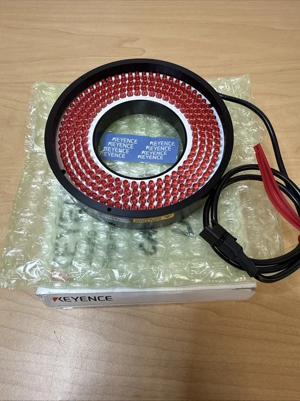 Камера машинного зрения Keyence CA-DRR10F Red LED Flat Light Ring Vision Camera  — фото лота 1