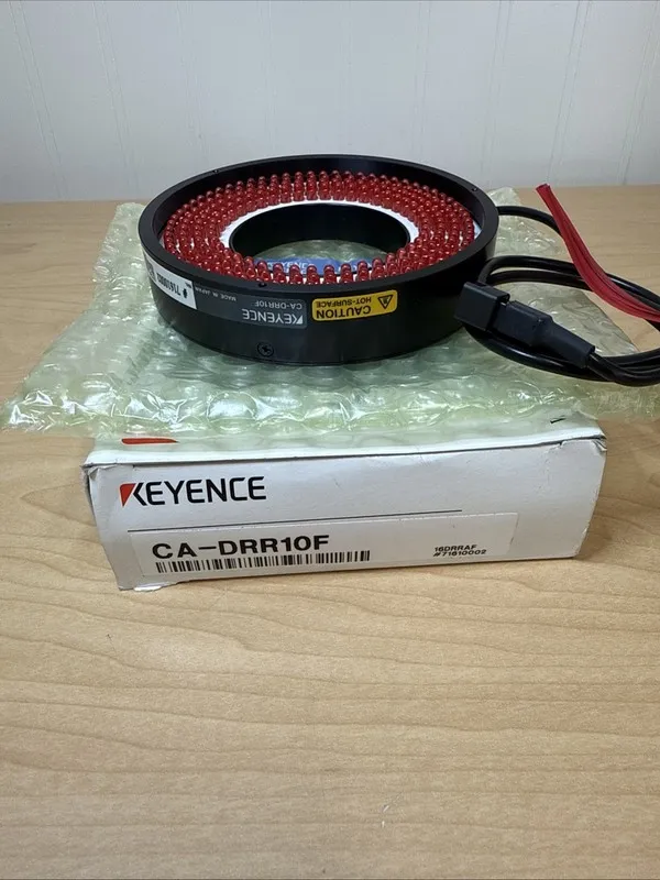 Камера машинного зрения Keyence CA-DRR10F Red LED Flat Light Ring Vision Camera  — фото лота 2