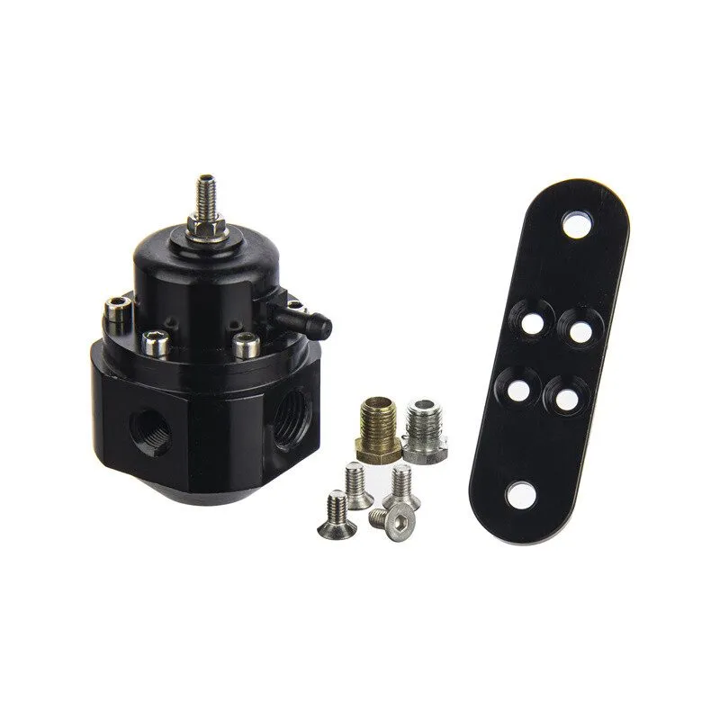 Трубопроводная арматура AEM Universal Black Anodized Adjustable Fuel Pressure Re — фото лота 2