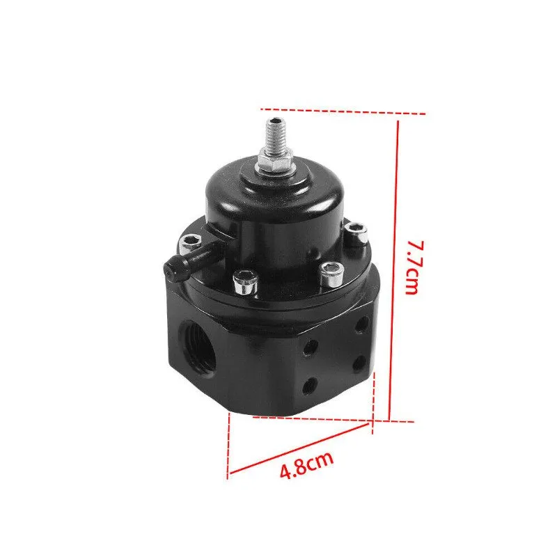 Трубопроводная арматура AEM Universal Black Anodized Adjustable Fuel Pressure Re — фото лота 4
