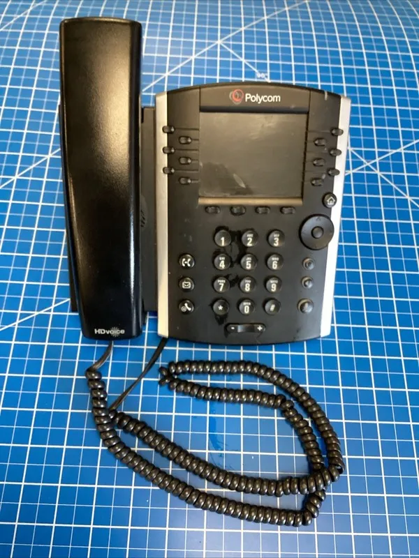 Блок питания Polycom VVX 410 Corded 12 Line PoE Phone 2201-46186-001 w/ POWER SU