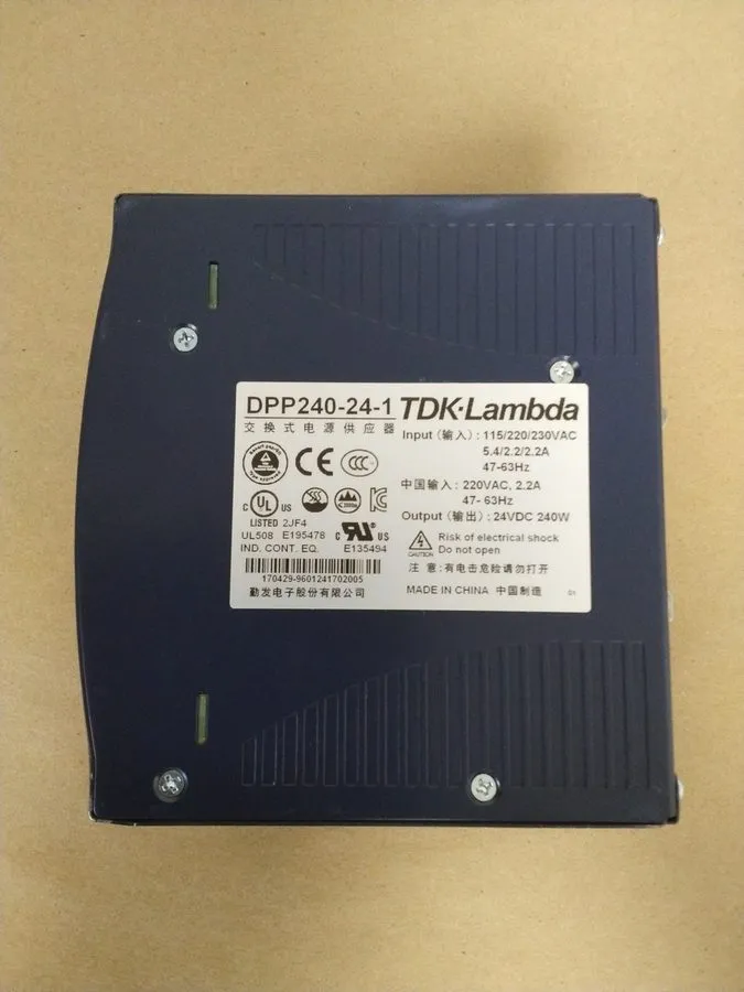 Блок питания TDK-Lambda DPP240-24-1 DIN Rail Power Supply 24VDC 10A 240W AC-DC