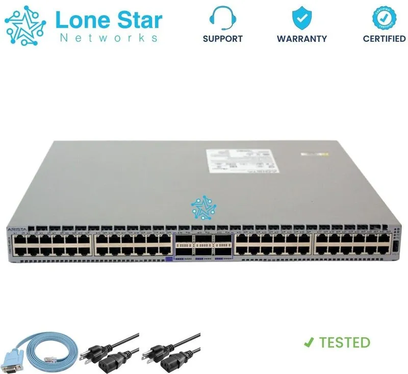 Коммутатор Arista DCS-7280TR-48C6-R 48x 10GbE RJ45 6x 100GbE QSFP28 Ports Switch — фото лота 2