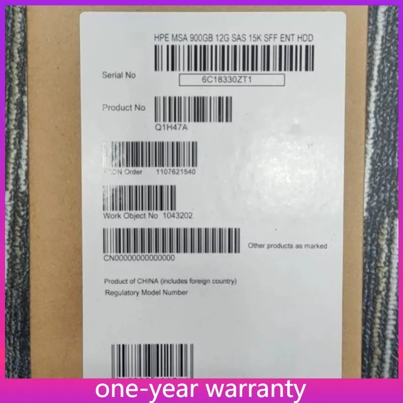 Жёсткий диск Q1H47A 873371-001 HPE MSA 900GB 12G SAS 15K 2.5IN ENTERPRISE HDD Ha — фото лота 1