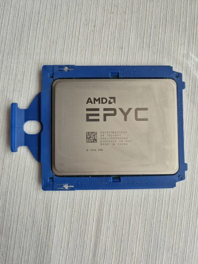 Модуль памяти Unlocked AMD EPYC 7551 32 core 64 threads 64MB 180W DDR4 SP3 CPU p