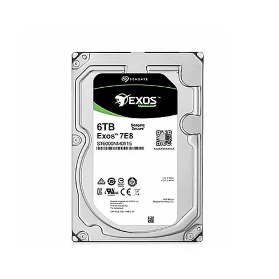 Жёсткий диск ST6000NM0115 Seagate Exos 7E8 6TB SATA 7.2K RPM 6GB/s 3.5" Hard Dri