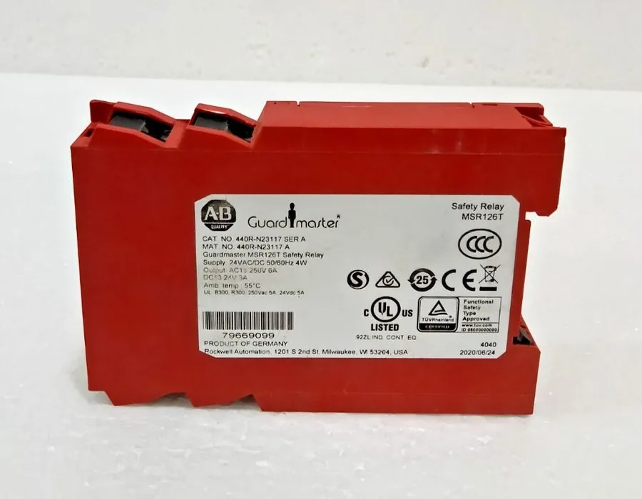 Реле безопасности Allen Bradley MSR126T 440R-N23117 Guardmaster Safety Relay 24V