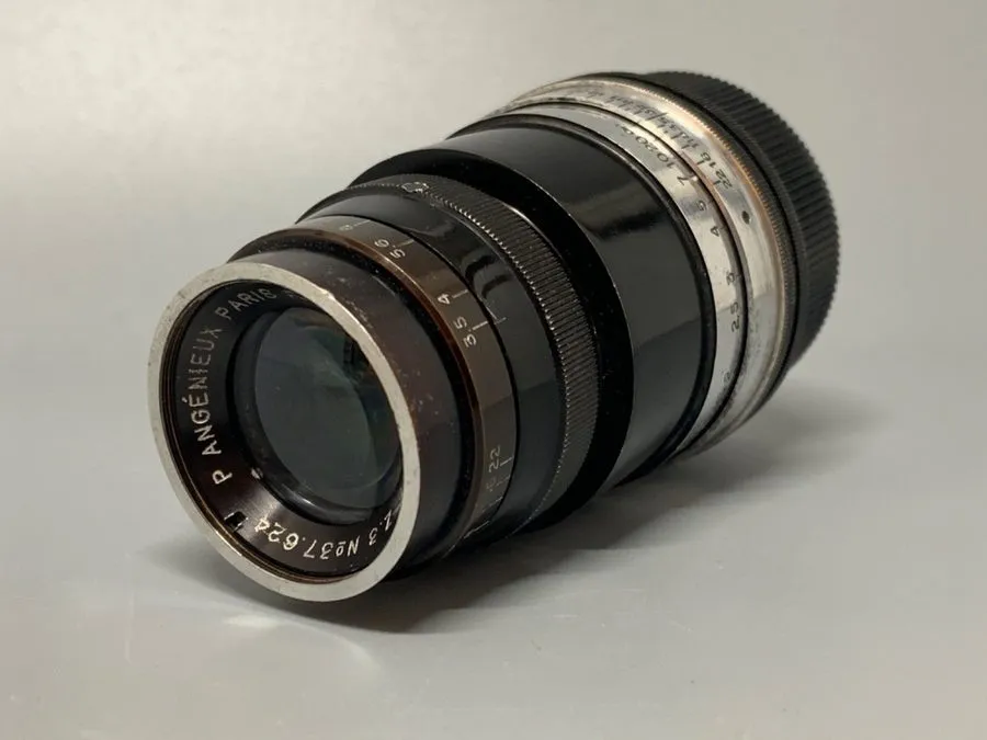 Объектив Angenieux L 75mm f3.5 Lens L39 LTM Leica Screw Mount Black from Japan D