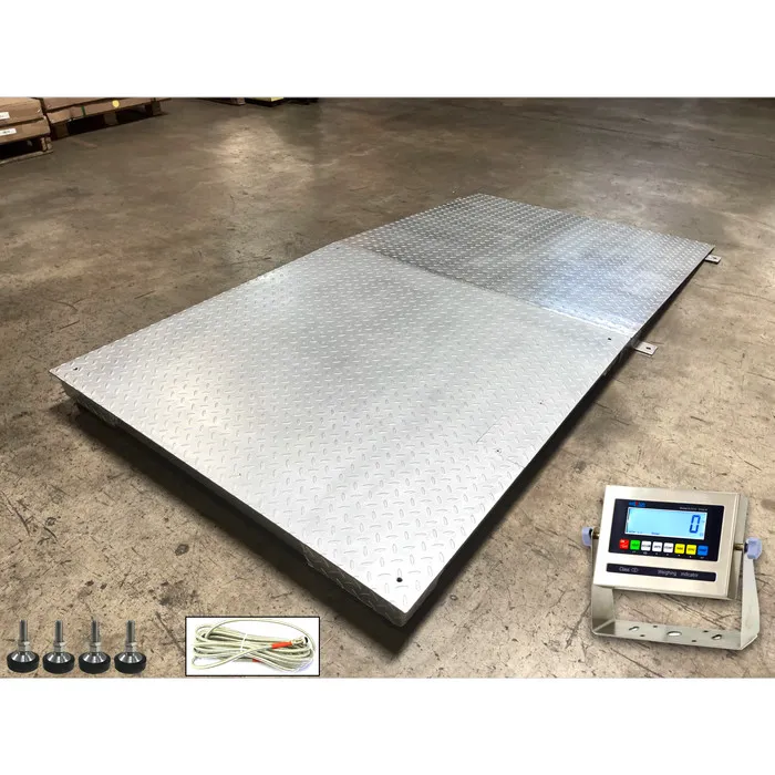 Весы SL-4x4-Galvanized NTEP Heavy duty industrial 48" x 48" floor scale 2500 x . — фото лота 2