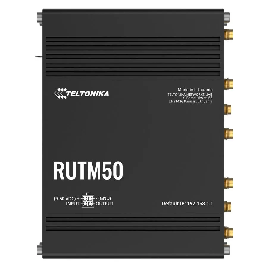 Маршрутизатор Teltonika RUTM50 5G Industrial Cellular WiFi Router (RUTM50000000)
